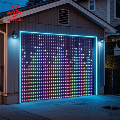 Hoyechi Diy Patterns Коледни светодиодни прозорци Слотни светлини за интелигентен декор за дома